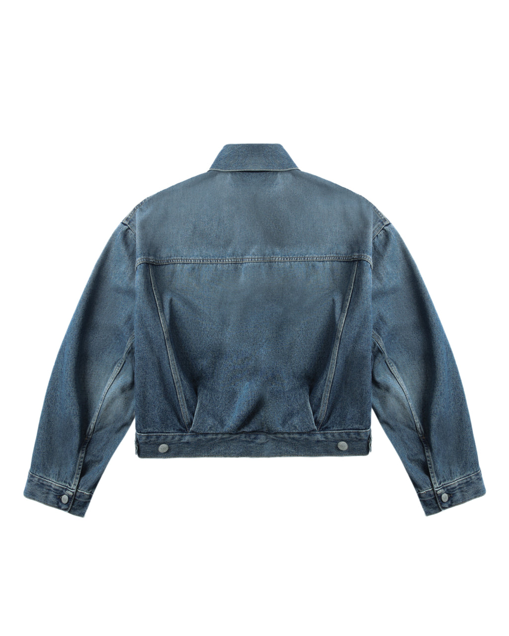 Relaxed cropped fit denim jacket