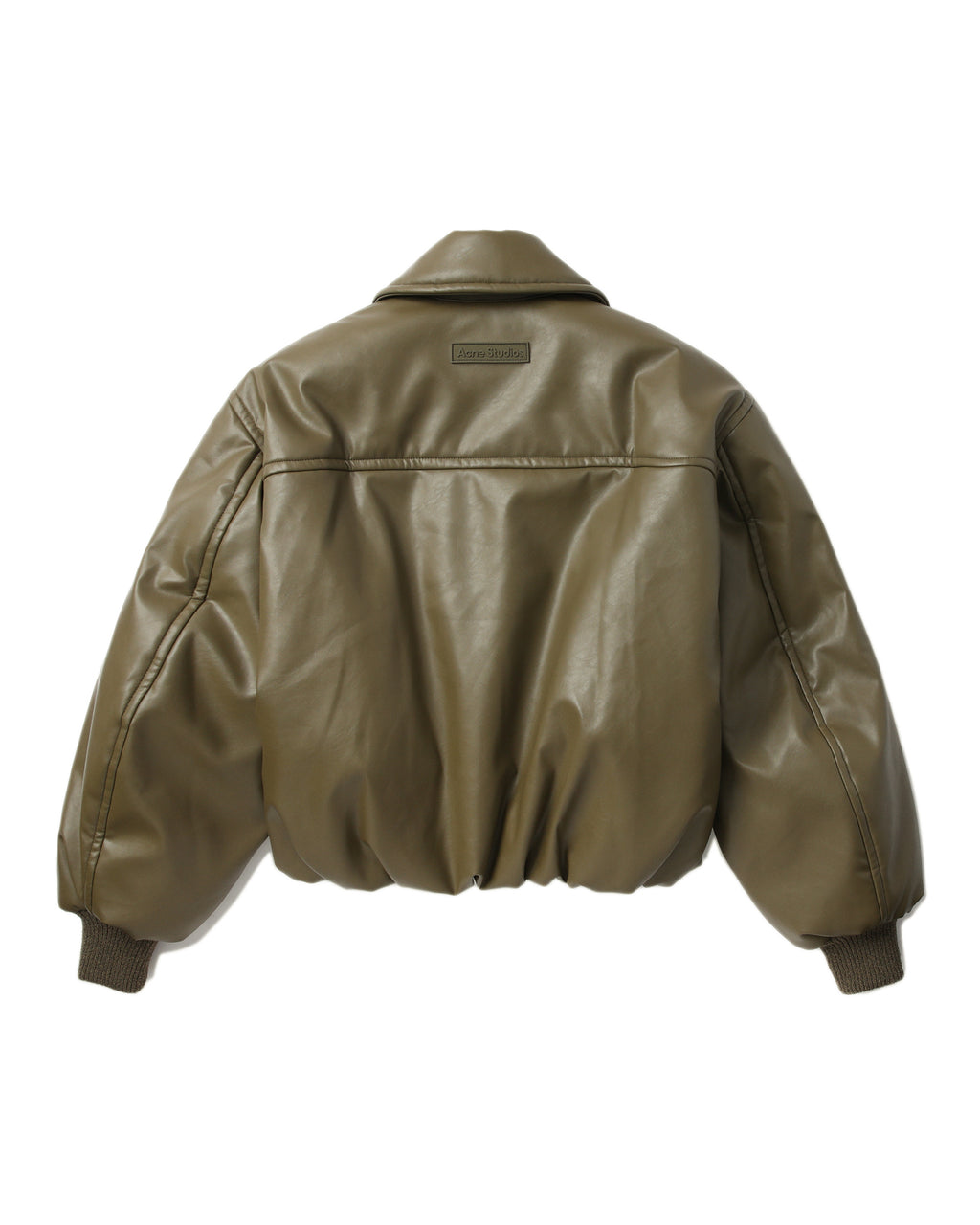 Coated bomber jacket