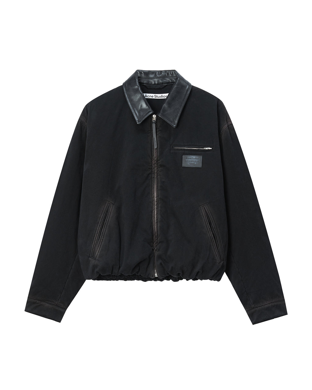 Zip-up bomber jacket