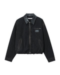Zip-up bomber jacket