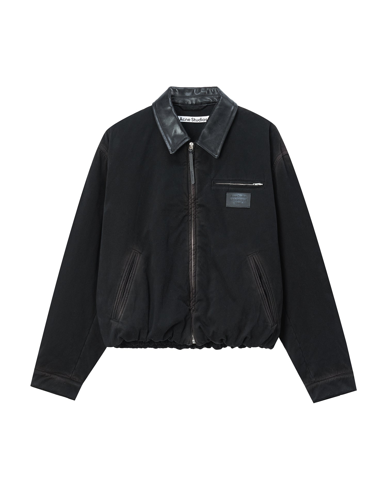 Zip-up bomber jacket