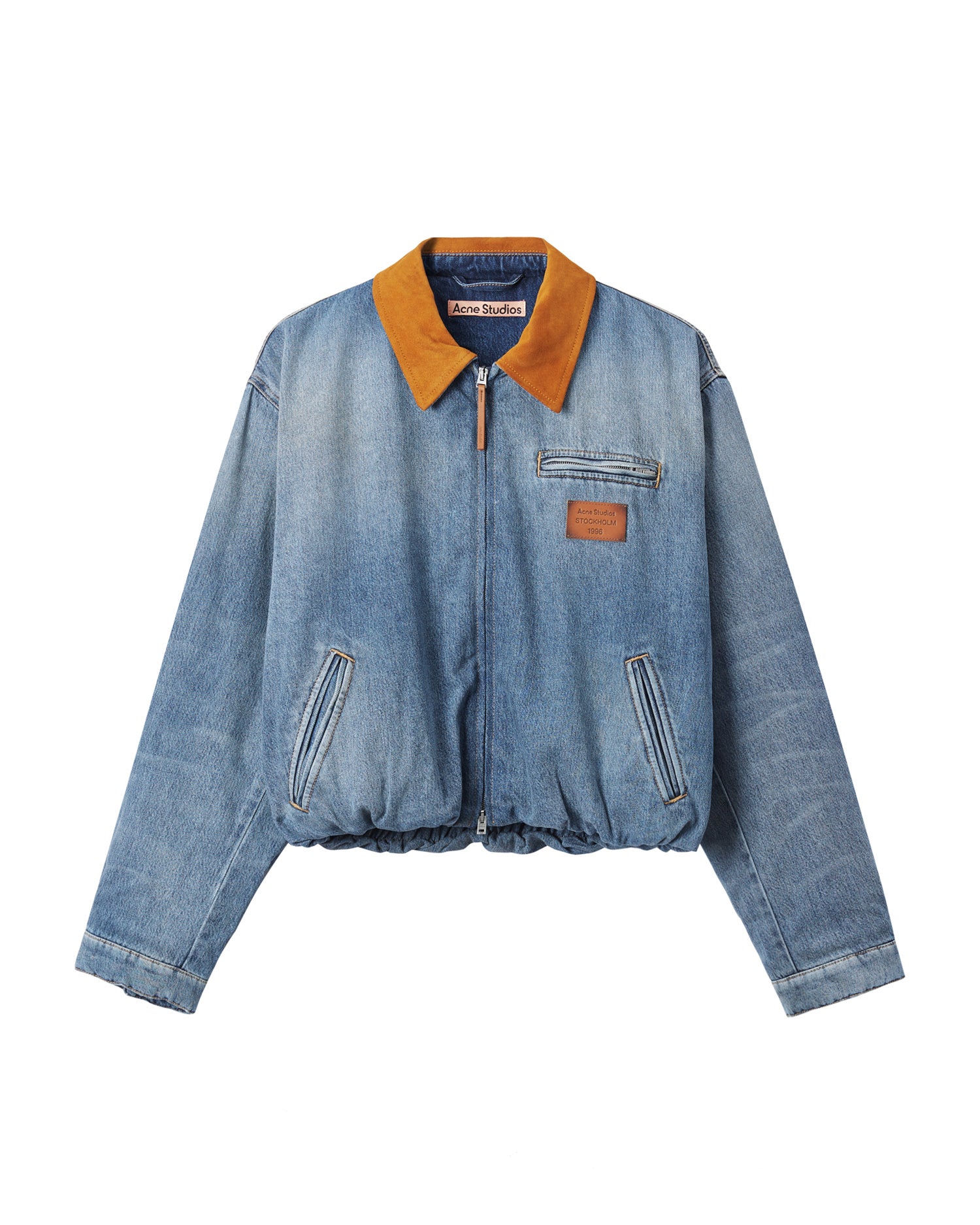 Denim bomber jacket