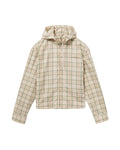 Plaid hooded jacket