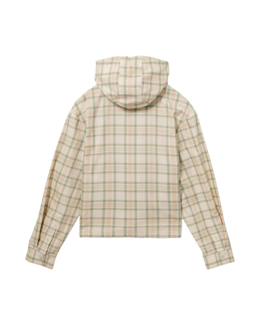 Plaid hooded jacket