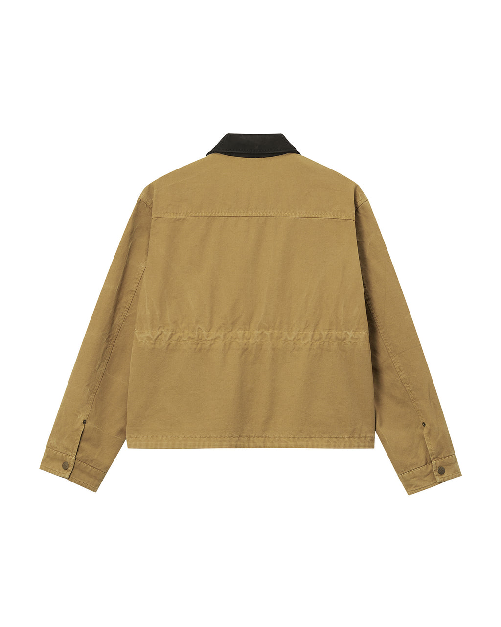 Contrast collar jacket