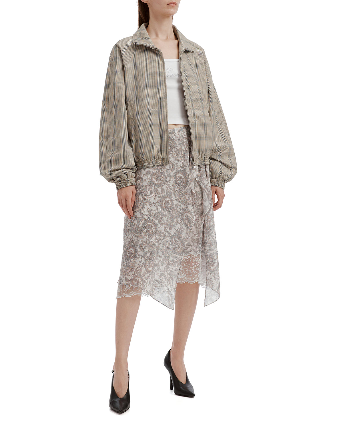Lightweight check jacket
