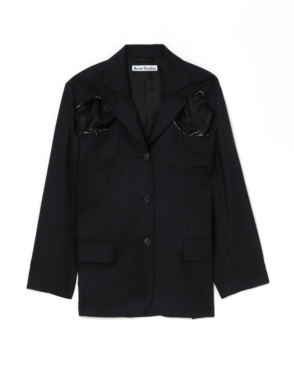 Destructed suit jacket