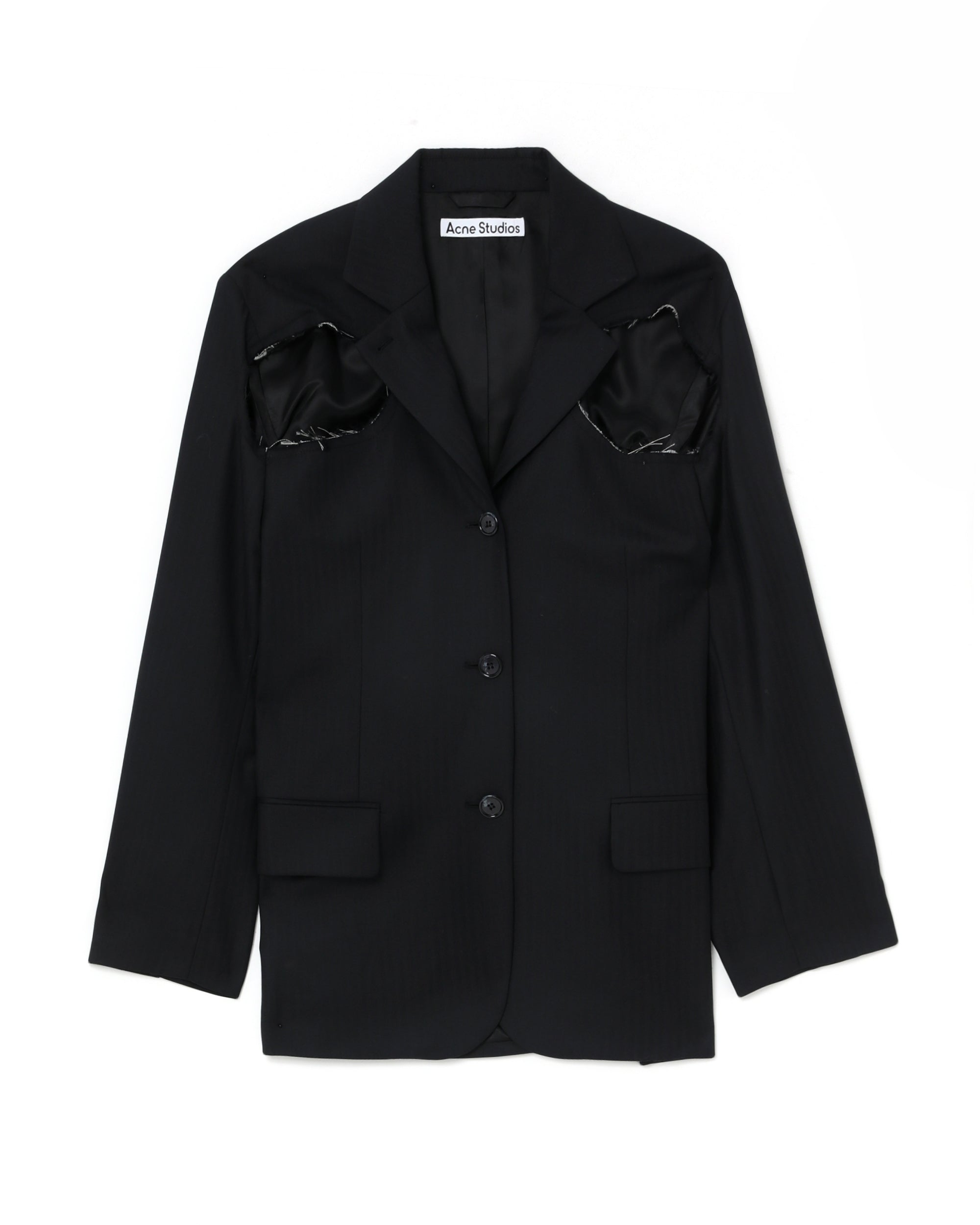 Destructed suit jacket