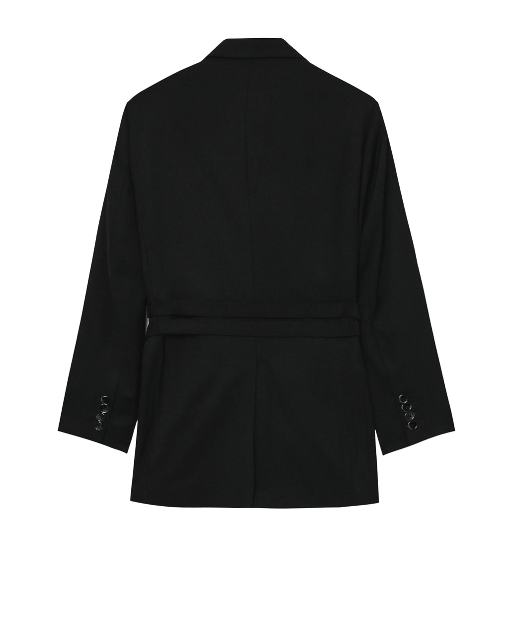 Belted suit jacket