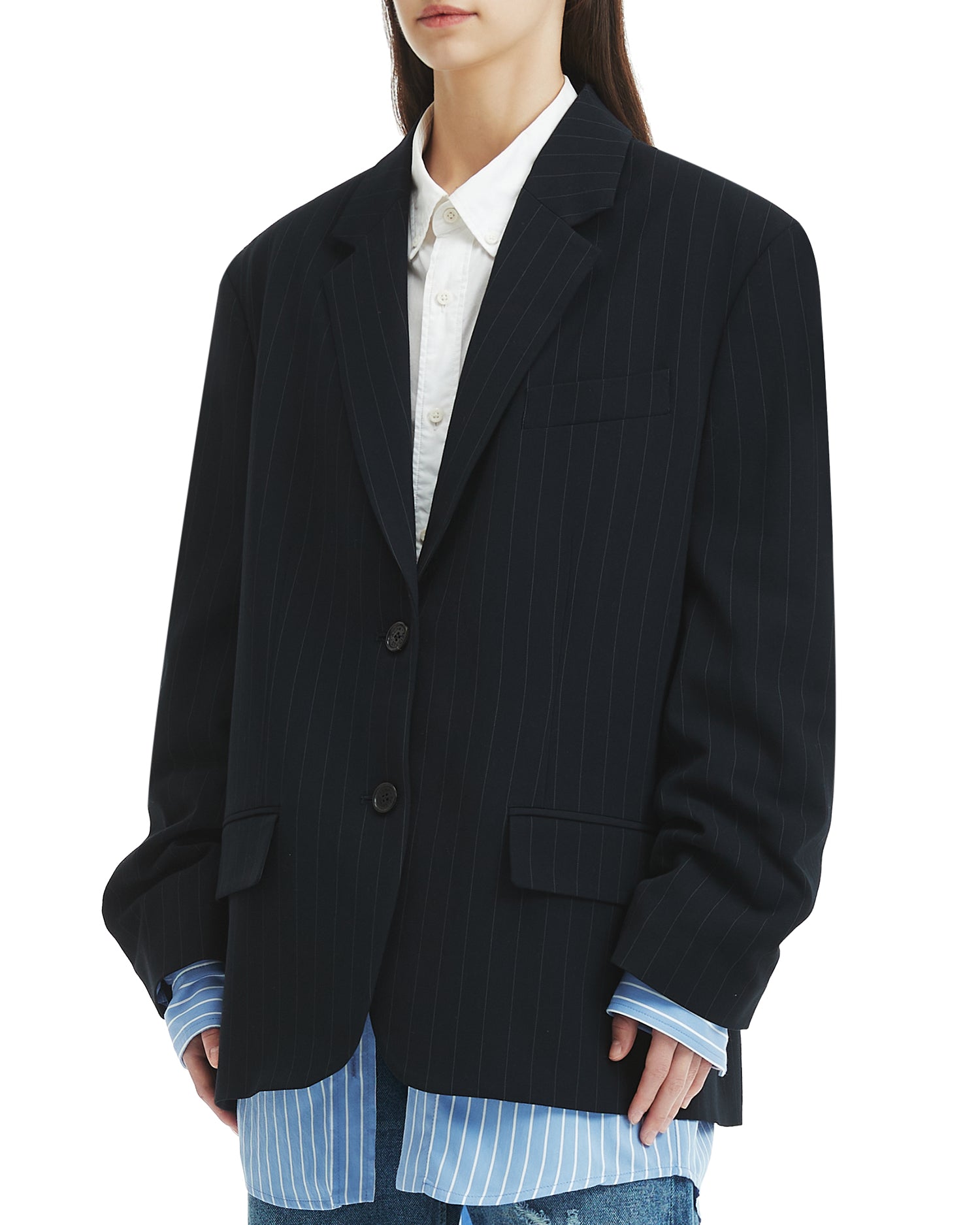 Layered blazer