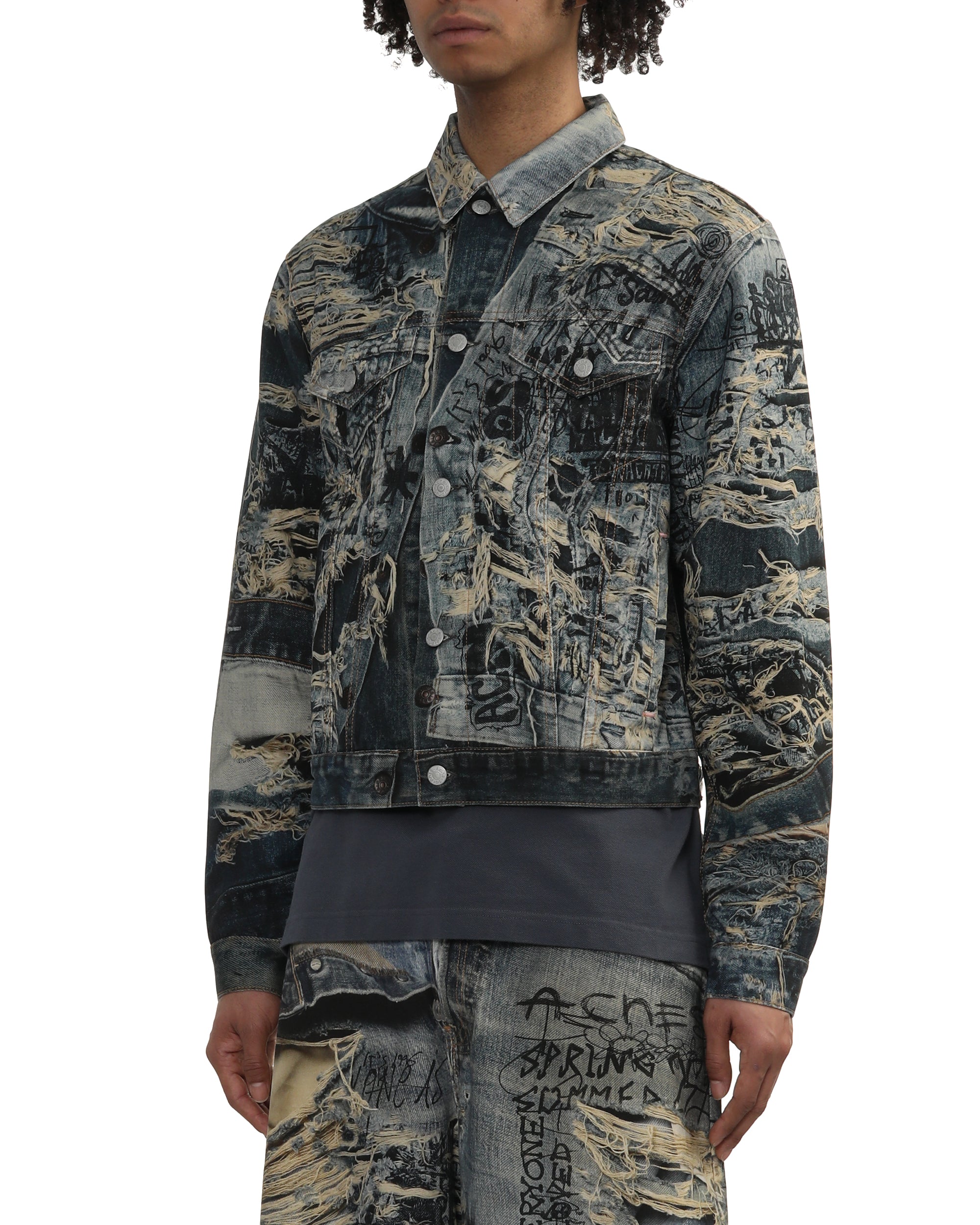 Monogram denim jacket