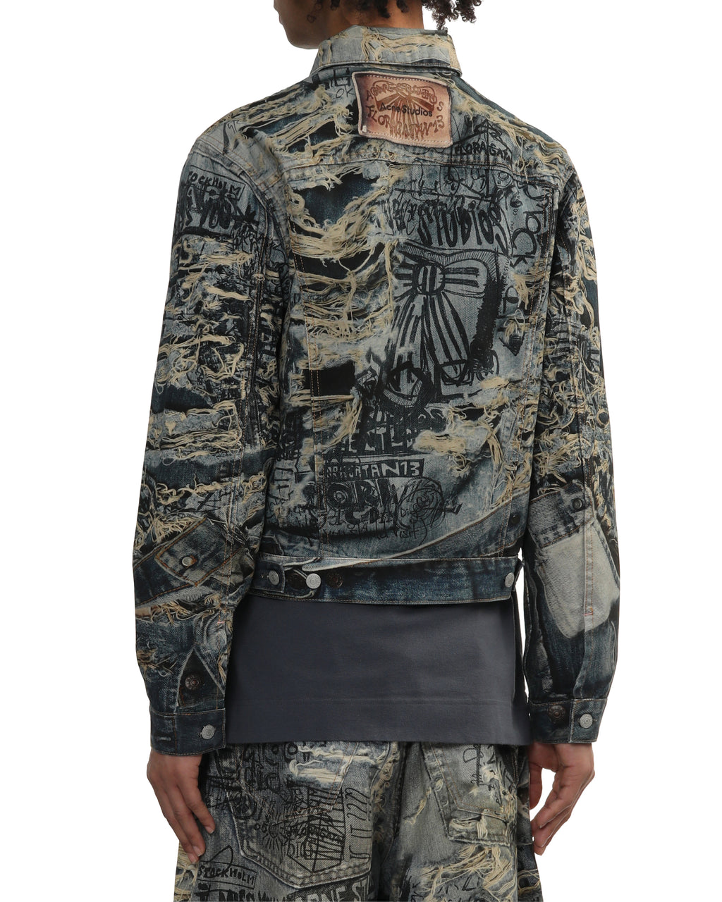 Monogram denim jacket