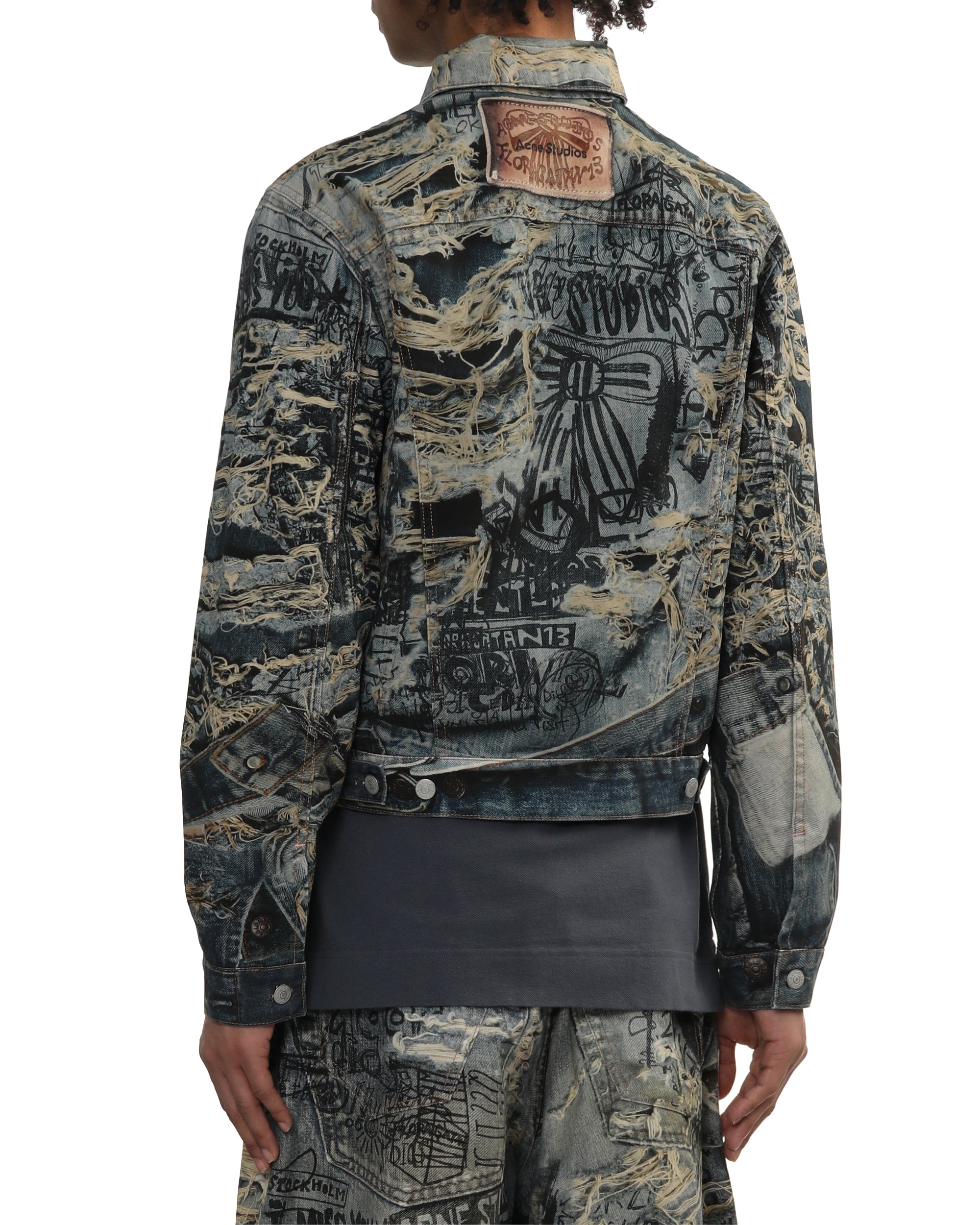 Monogram denim jacket