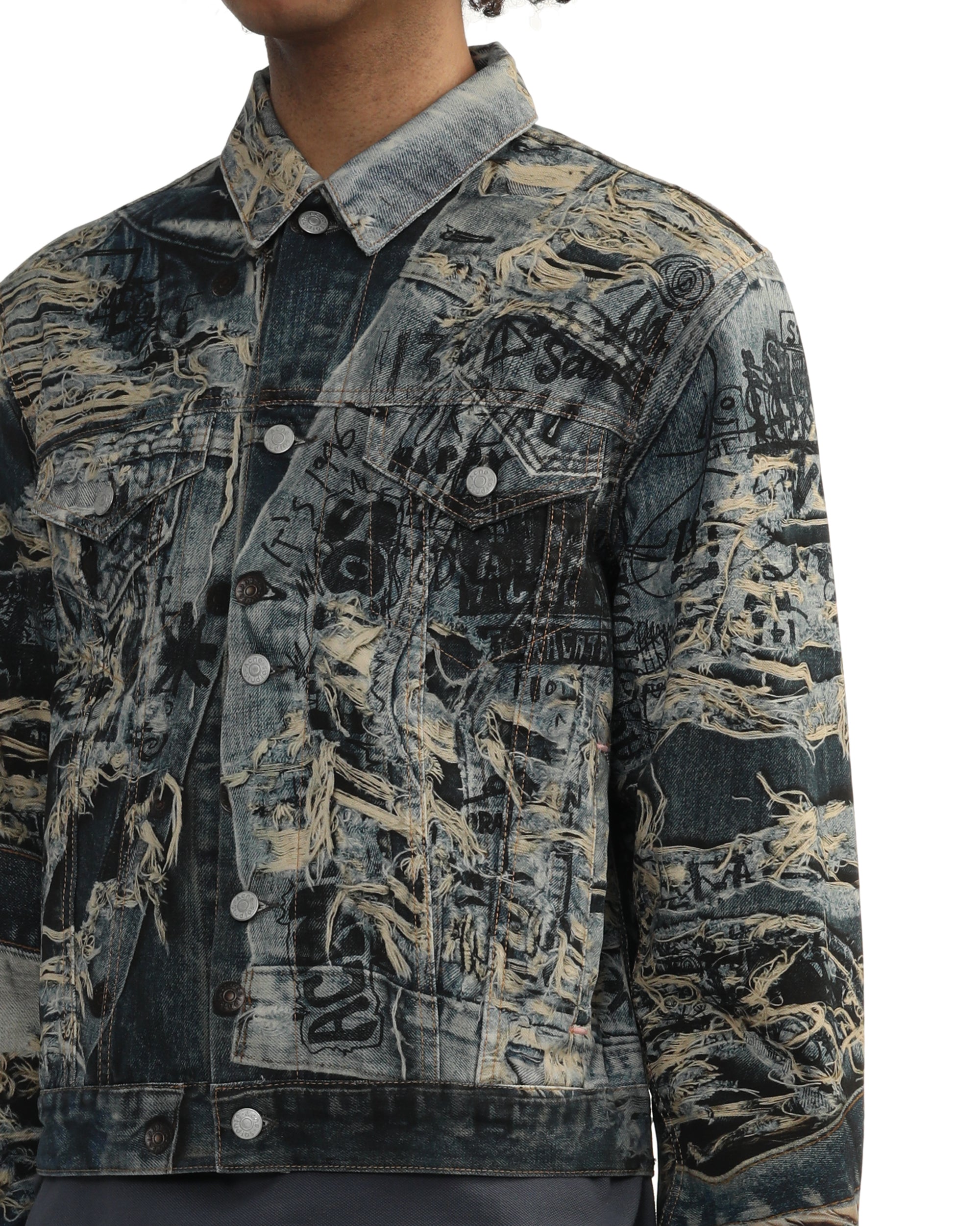Monogram denim jacket