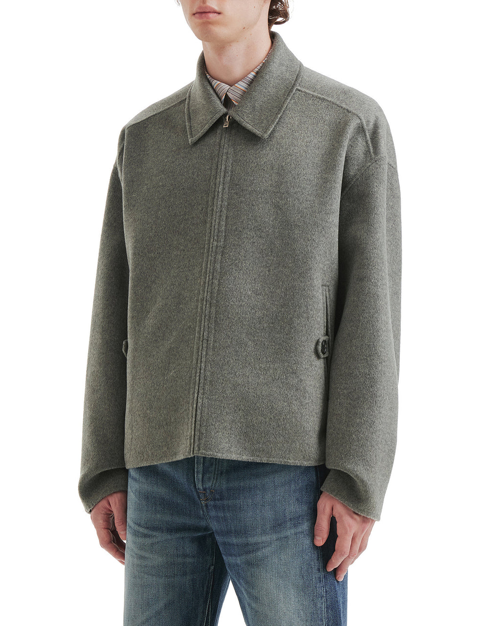 Wool-cashmere blend jacket