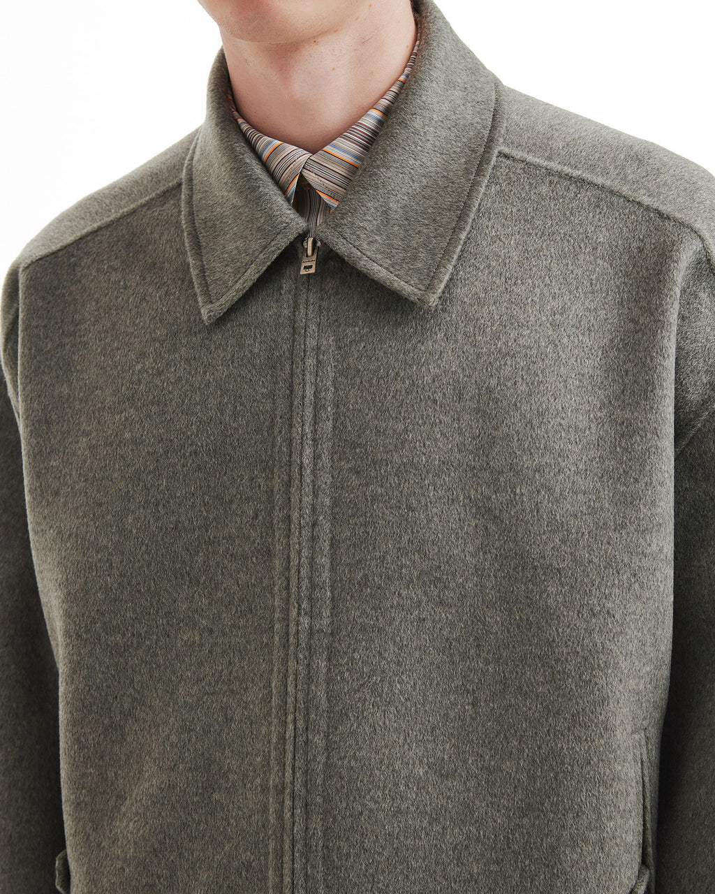 Wool-cashmere blend jacket