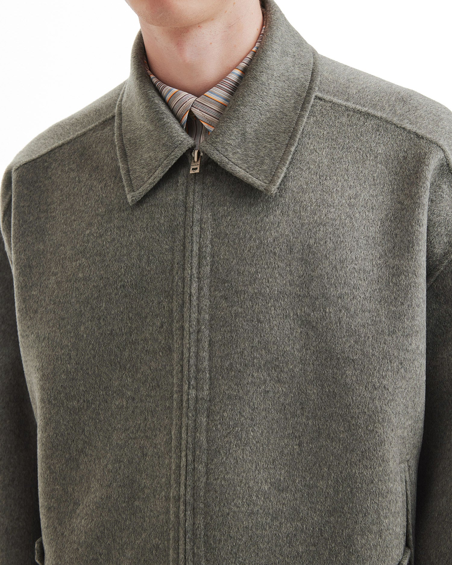 Wool-cashmere blend jacket