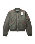 Washed bomber jacket