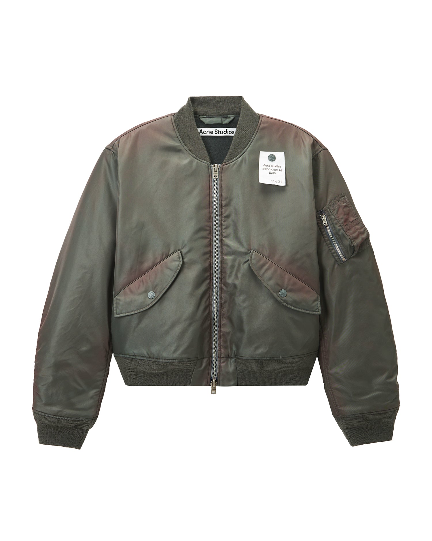 Washed bomber jacket