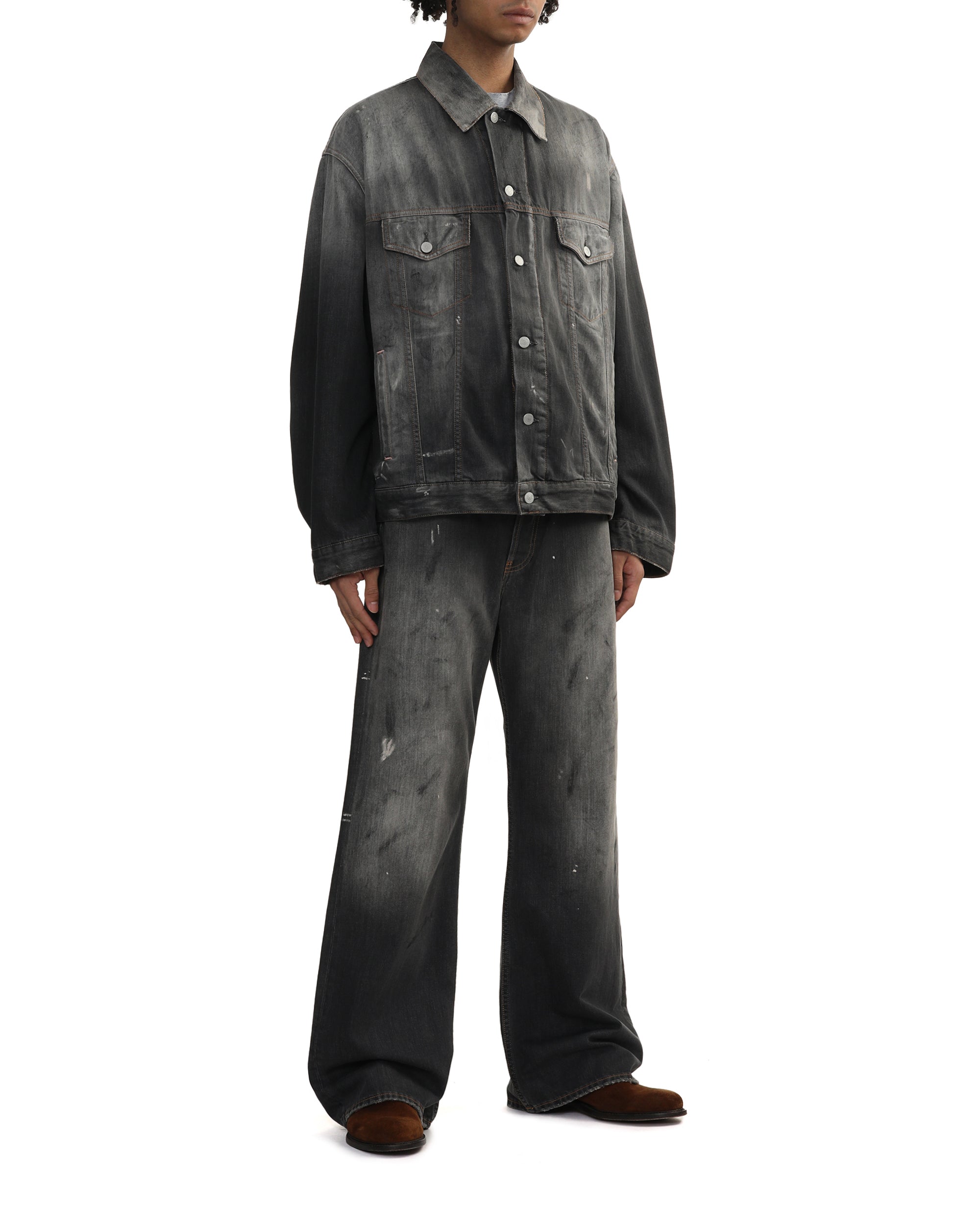 Oversized denim jacket