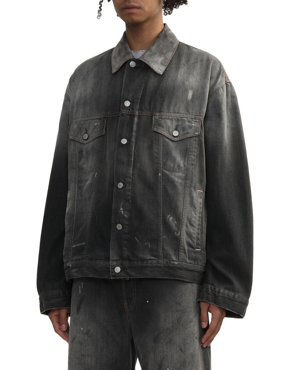 Oversized denim jacket