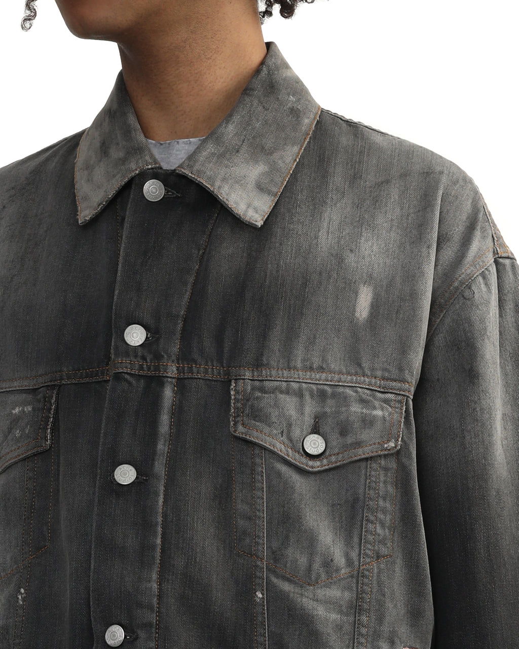 Oversized denim jacket