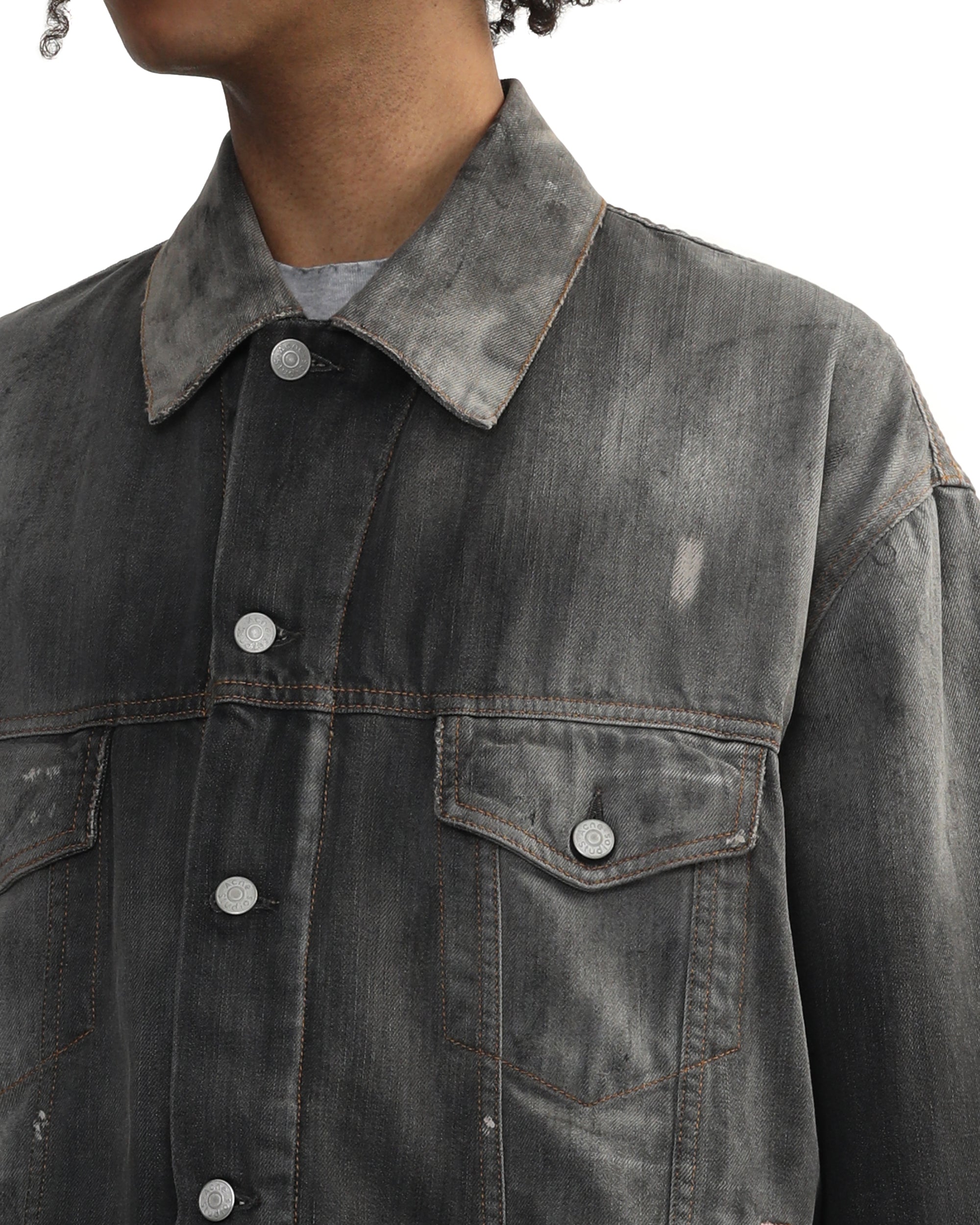 Oversized denim jacket