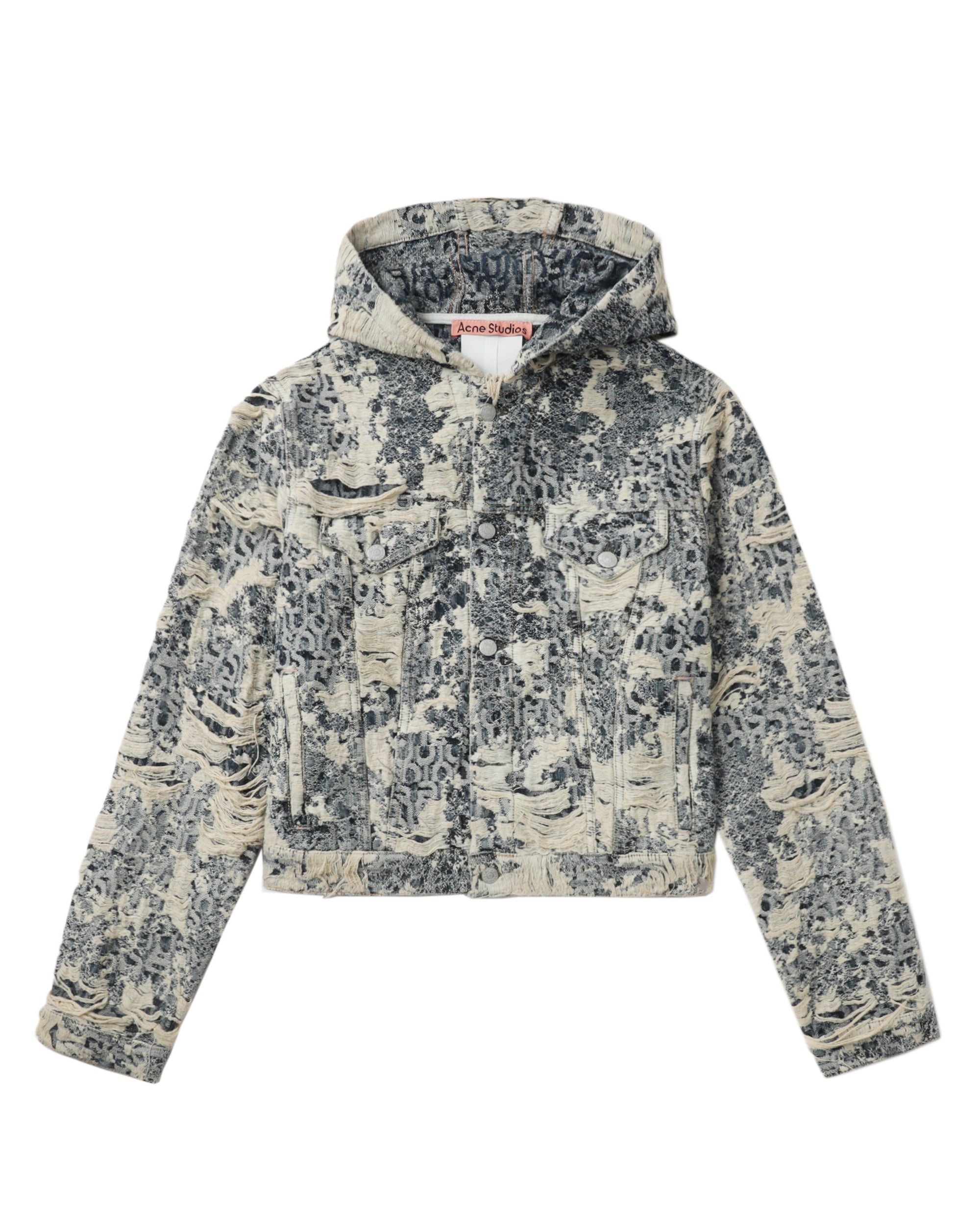 Hooded denim jacket
