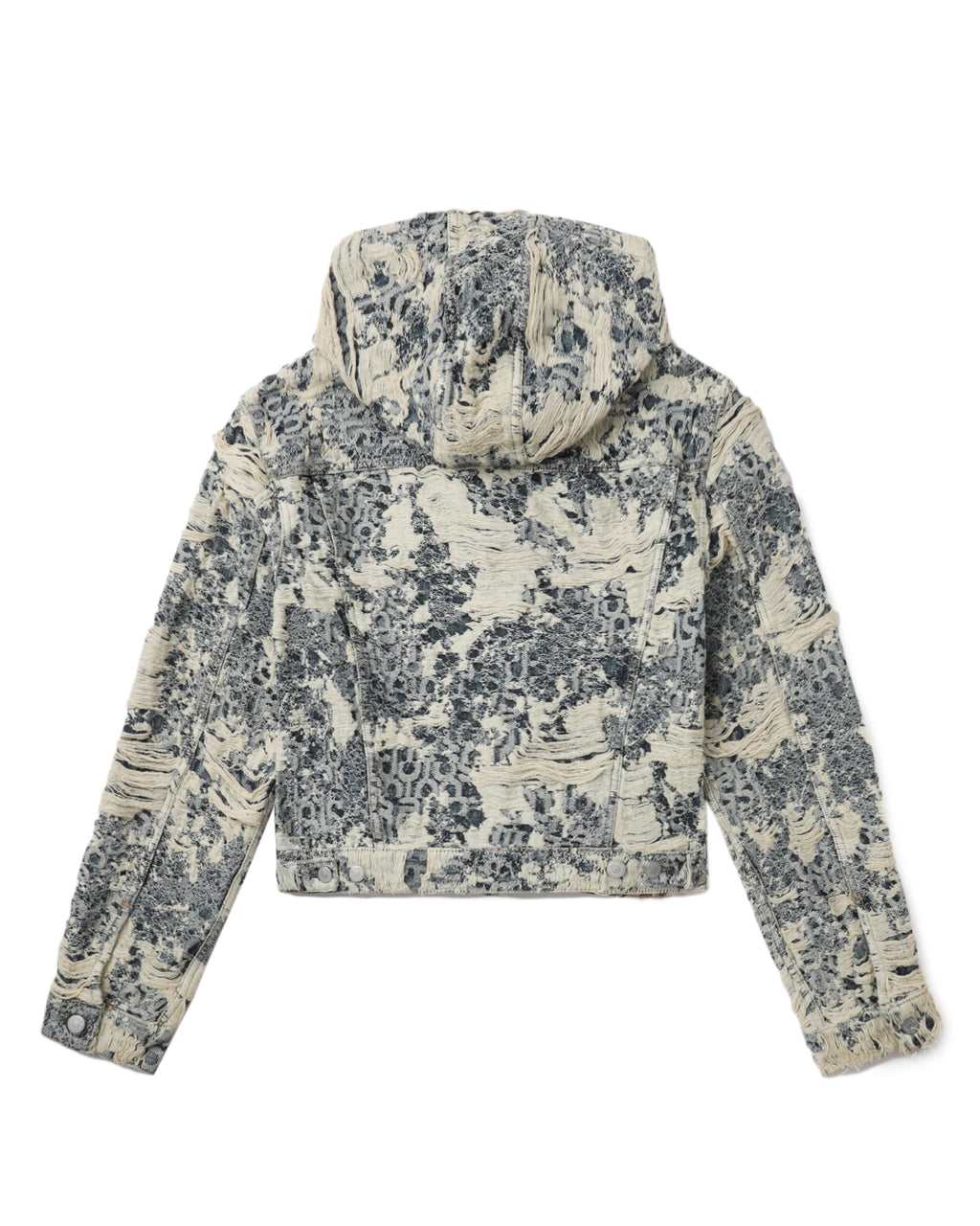 Hooded denim jacket