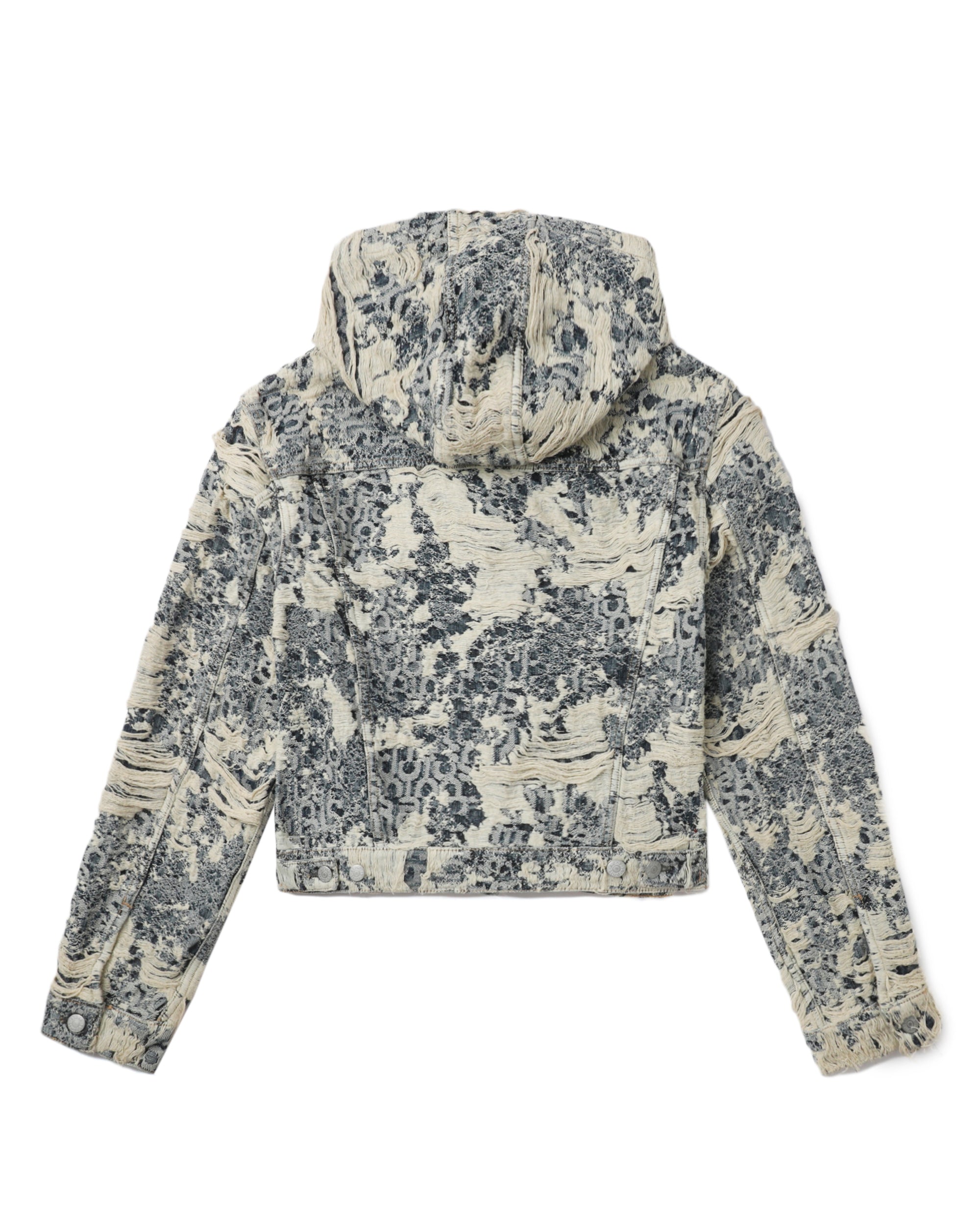 Hooded denim jacket