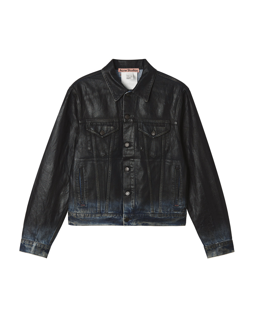 Coated denim jacket