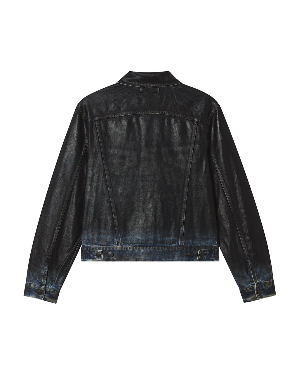 Coated denim jacket