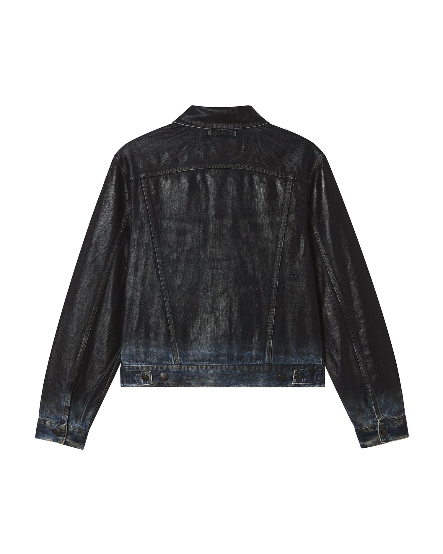 Coated denim jacket