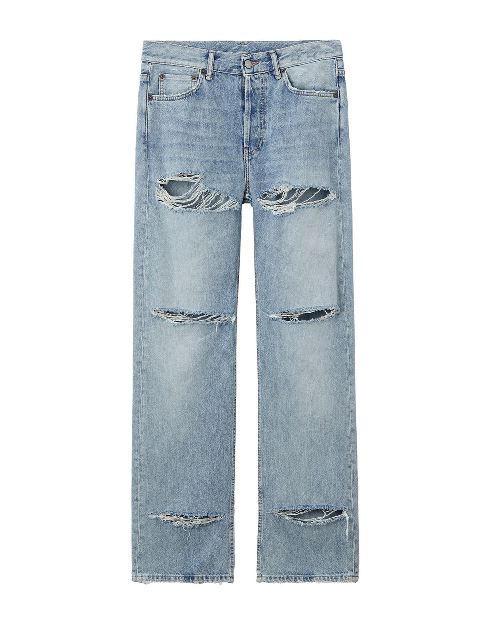 2010F regular fit distressed jeans