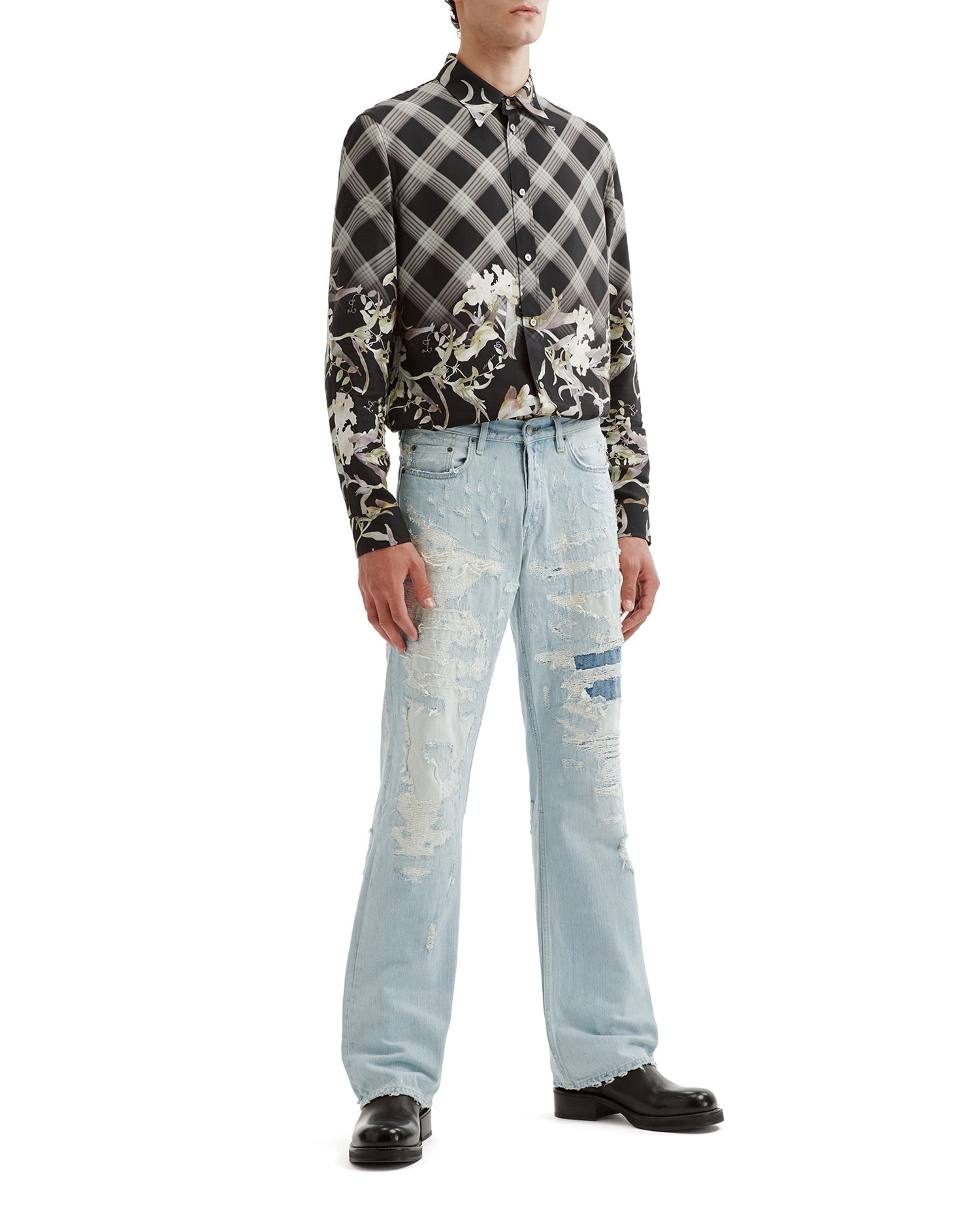 2010M mended jeans