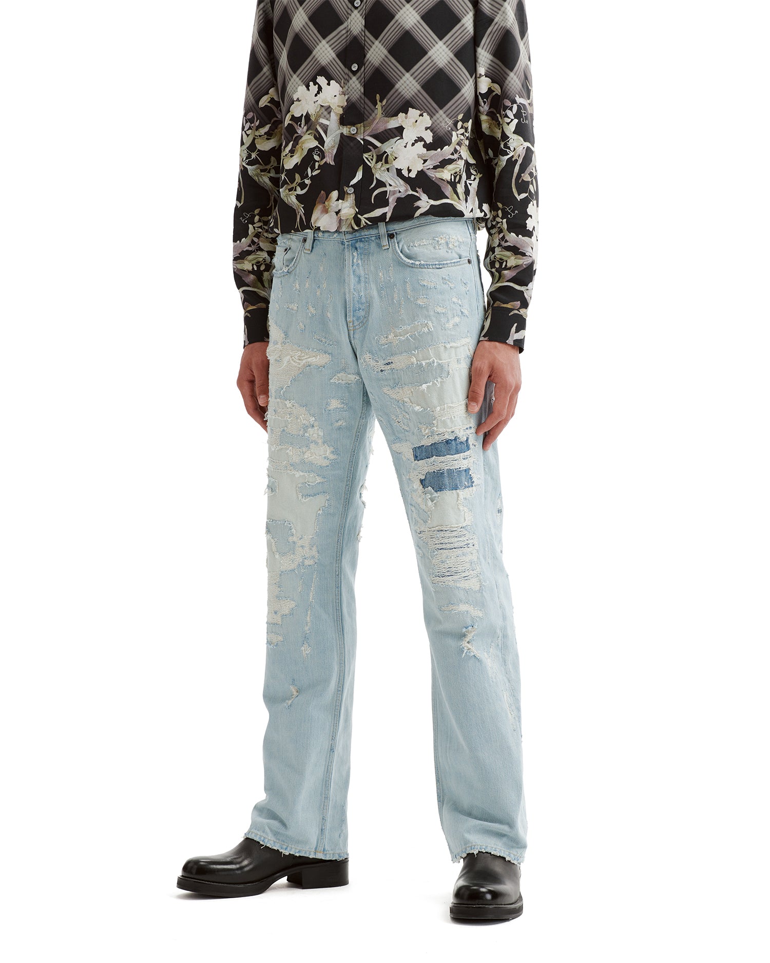 2010M mended jeans