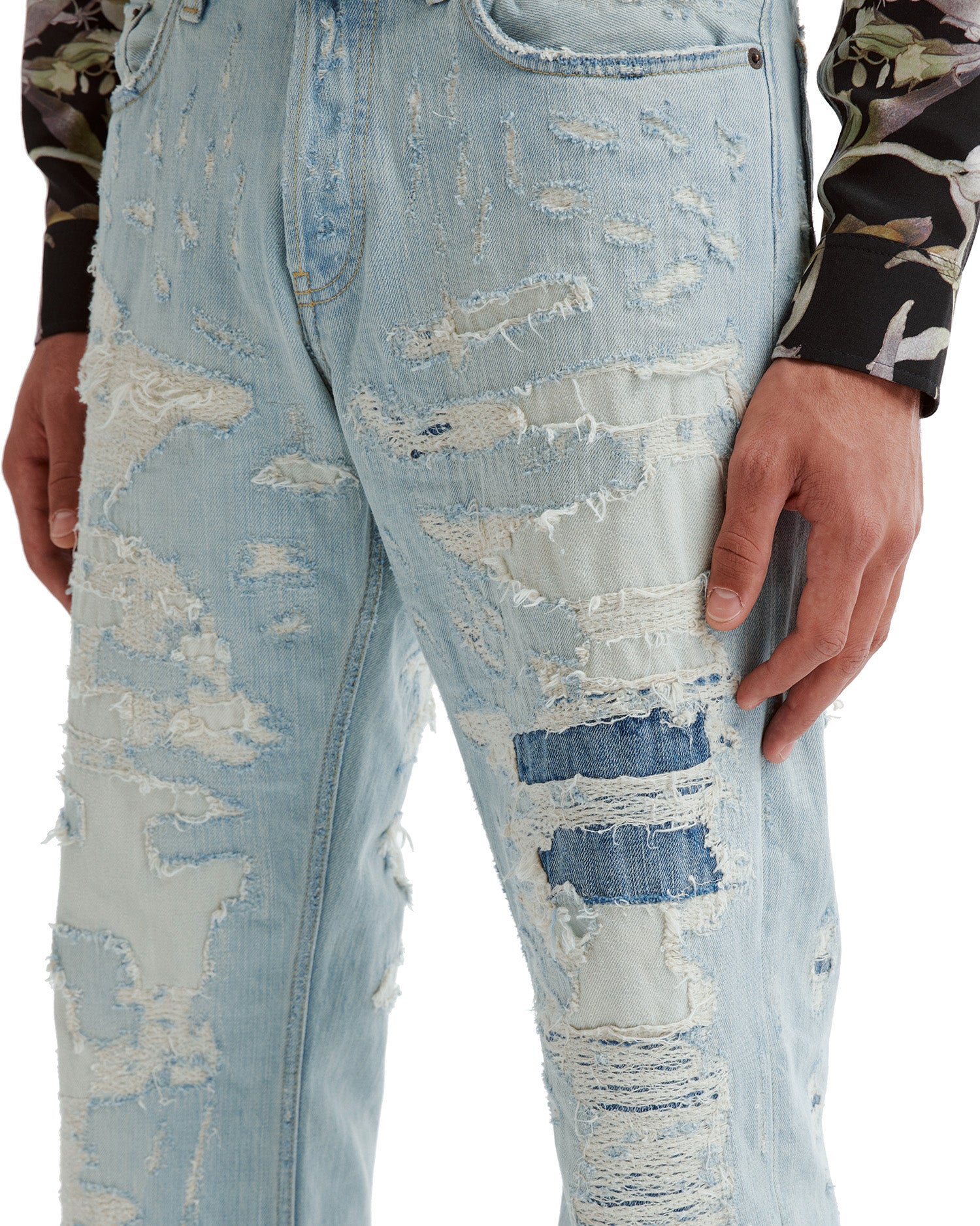 2010M mended jeans