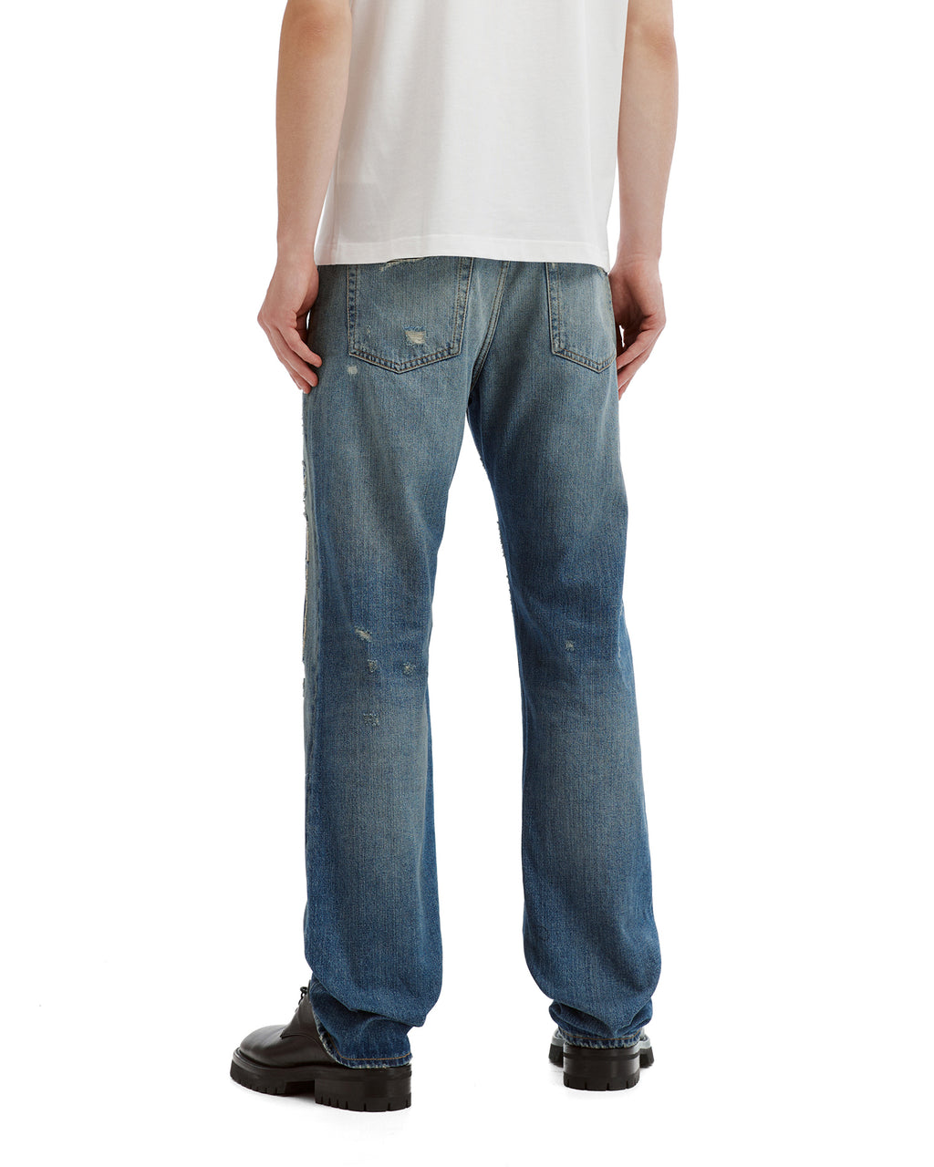 1996M mended denim jeans