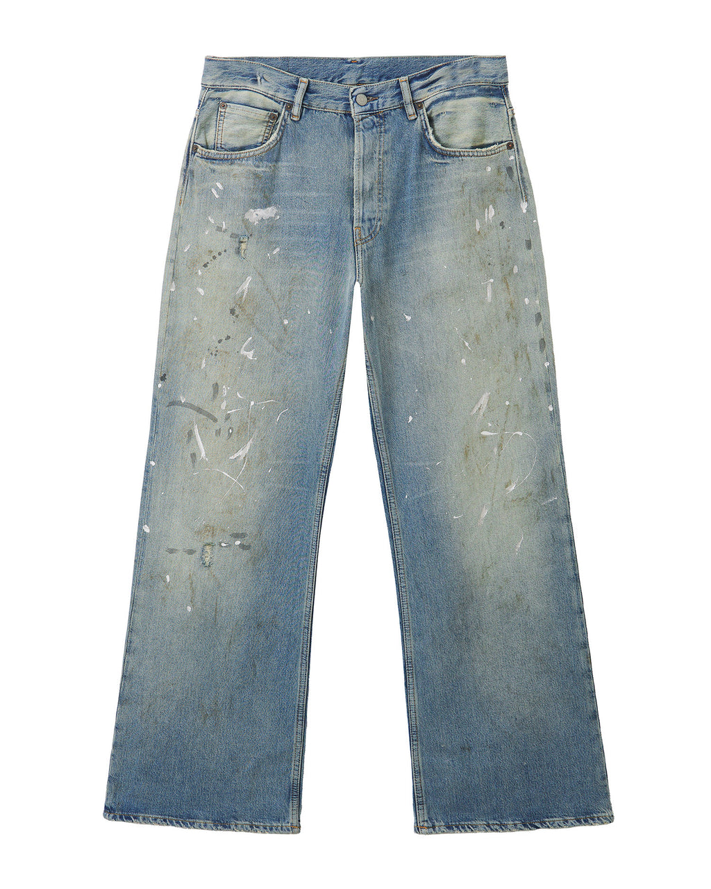 Distressed jeans