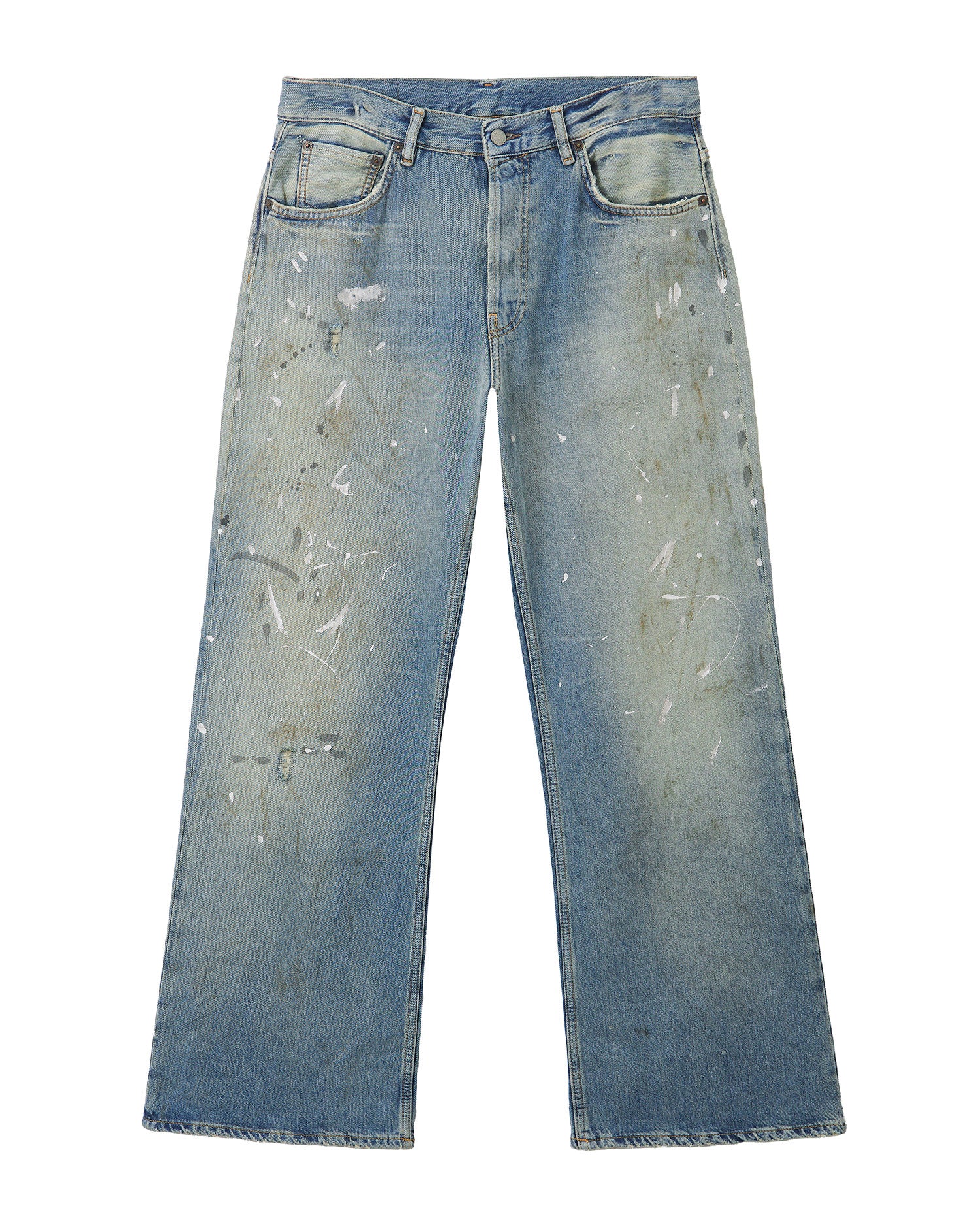 Distressed jeans
