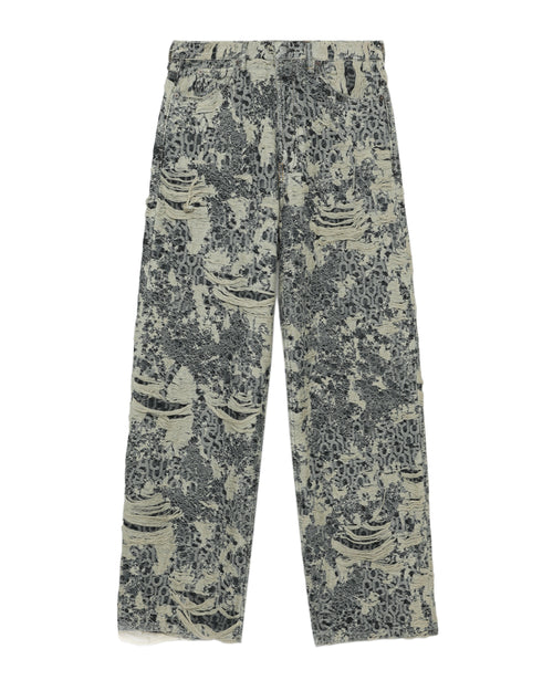 1981 distressed monogram loose fit jeans