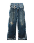 Distressed jeans