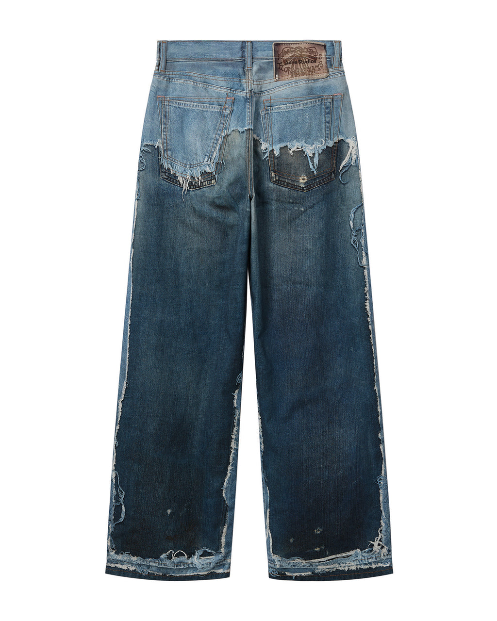 Distressed jeans
