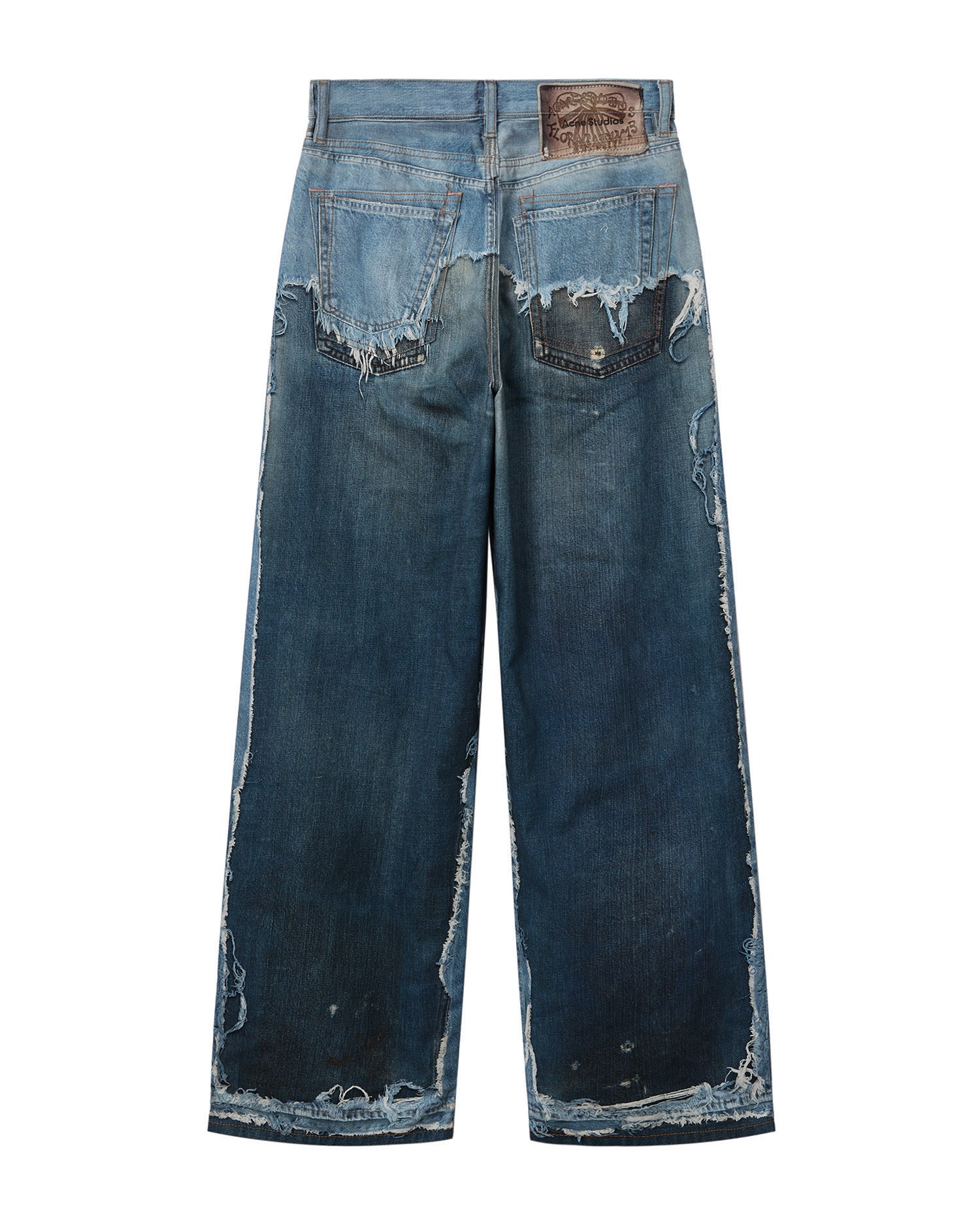 Distressed jeans