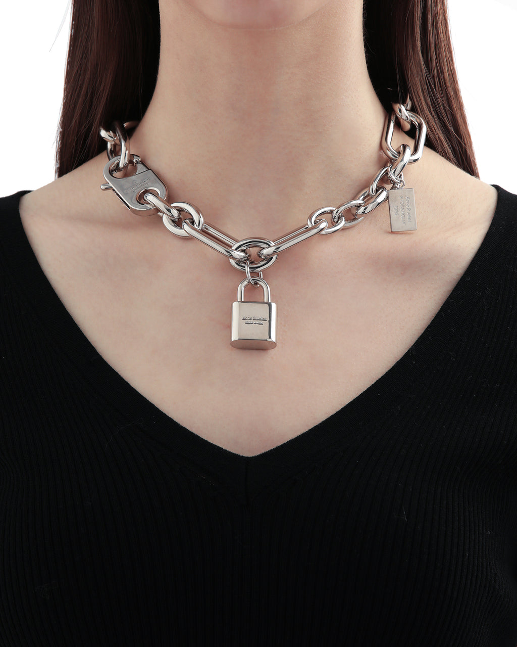 Padlock chain necklace