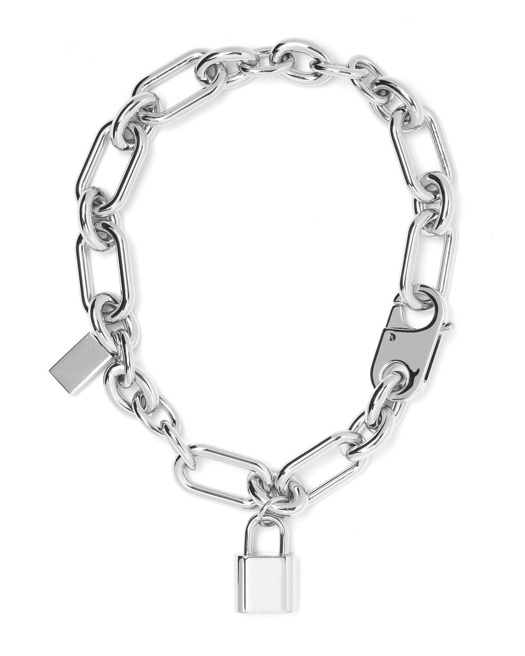 Padlock chain necklace