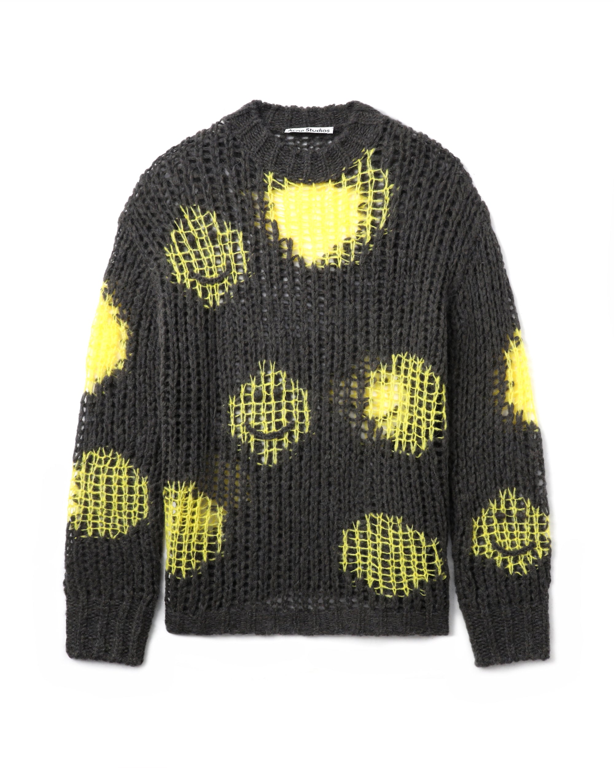 Embroidered mohair jumper