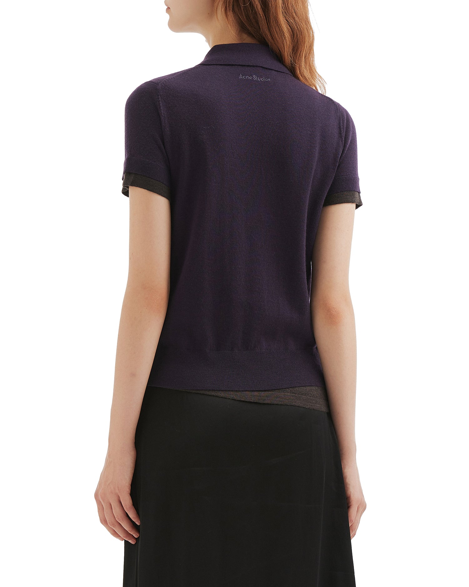 Layered wool knit