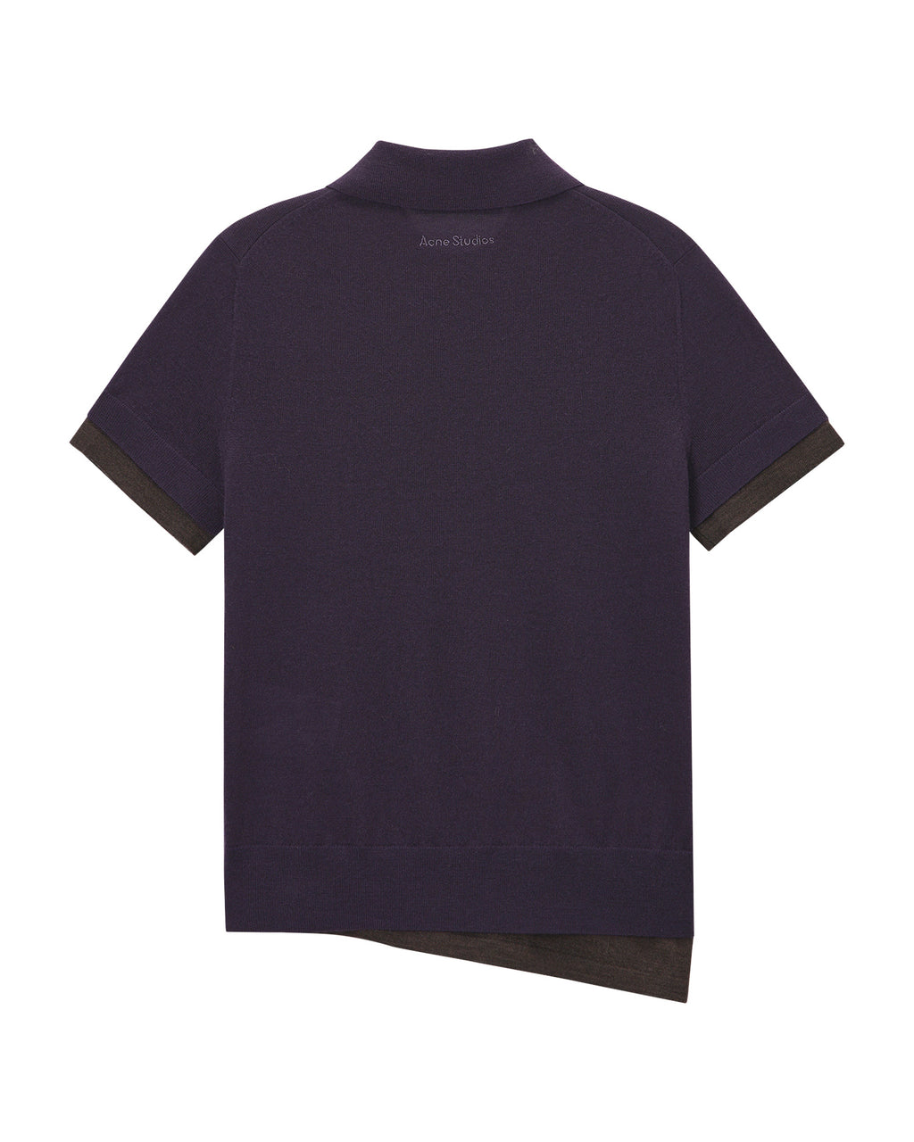 Layered wool knit