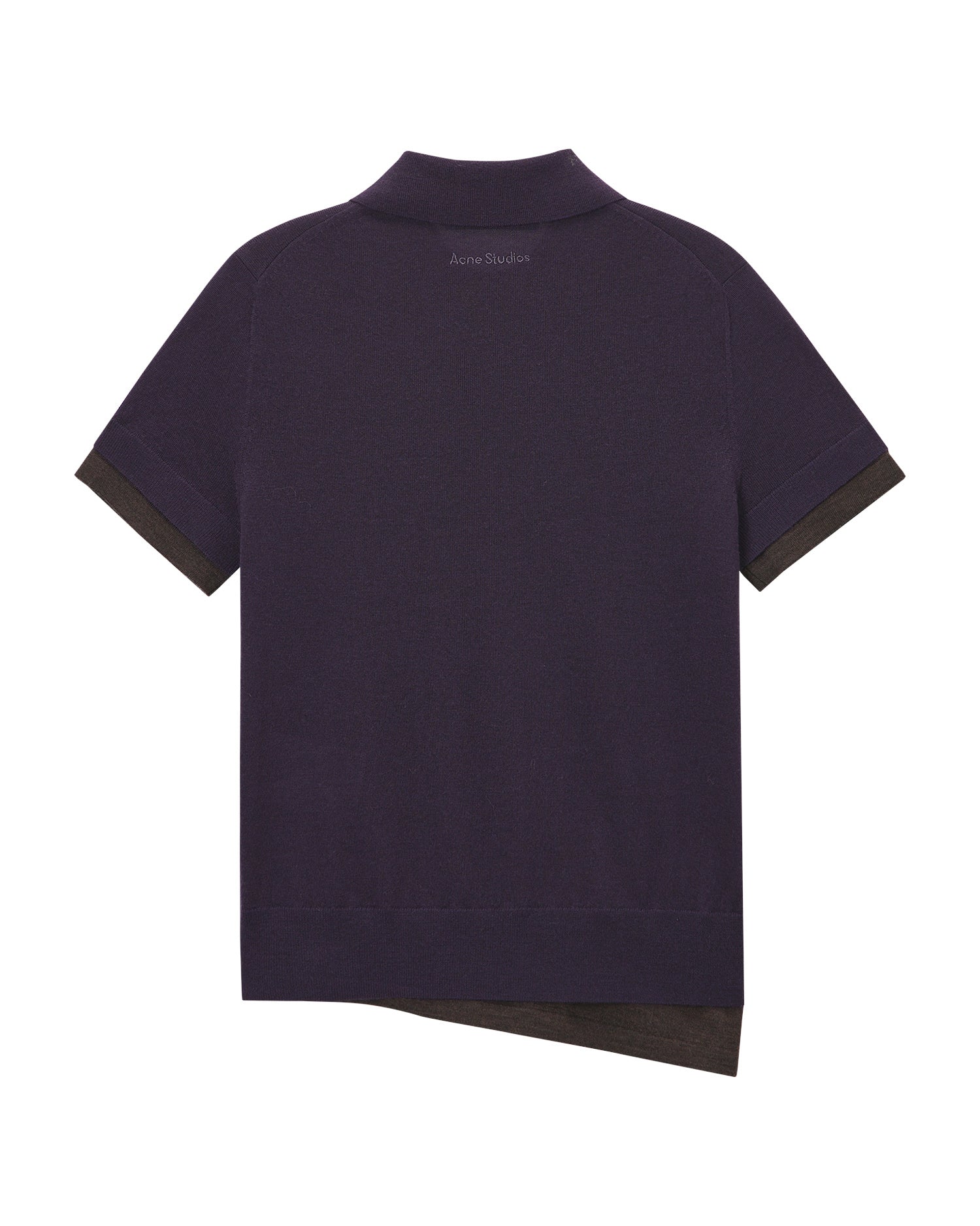 Layered wool knit